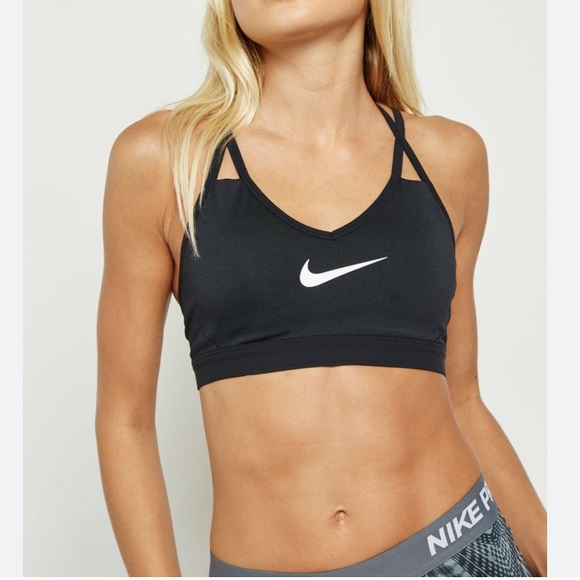 Nike Other - Nike Indy Cooling Bra - Padded Sports Bra Black Size L